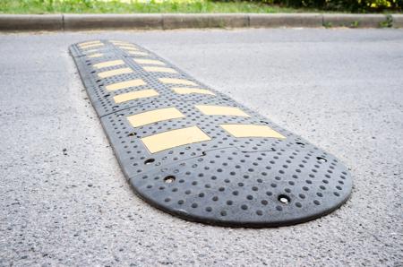 Rubber speed bumps